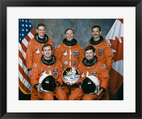 Framed Atlantis STS-74 Crew Print