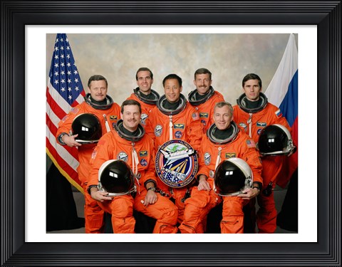 Framed Atlantis STS-106 Crew Print