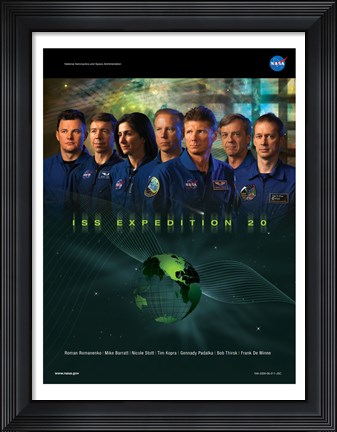 Framed Expedition 20 Crew Poster Print