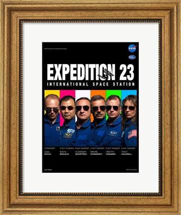 Framed Expedition 23 Reservoir Dogs Crew Poster Print