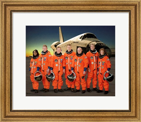 Framed STS 121 Crew Portrait Print