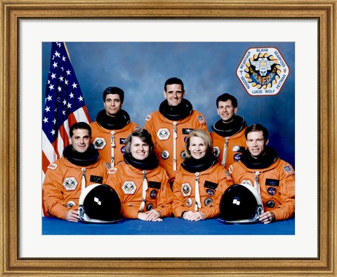Framed STS 58 Crew Print