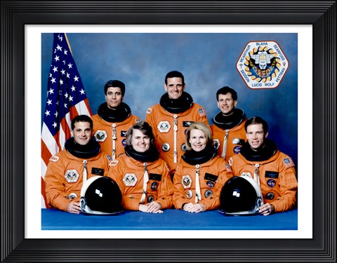 Framed STS 58 Crew Print
