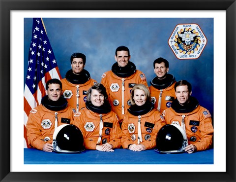 Framed STS 58 Crew Print