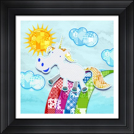 Framed Rainbow Rider Print