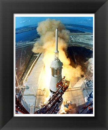 Framed Apollo 11 Launch Print