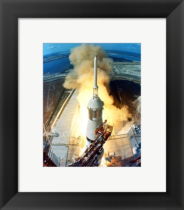 Framed Apollo 11 Launch Print