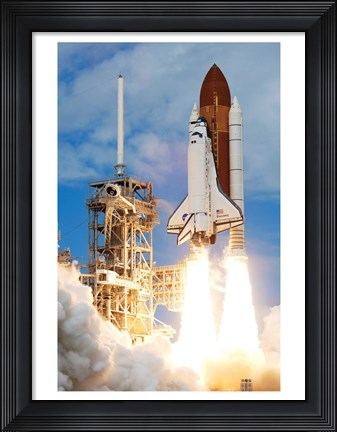 Framed Atlantis Launch Print