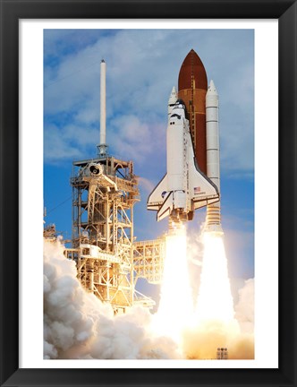 Framed Atlantis Launch Print