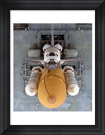 Framed Atlantis Atop Mobile Launcher Platform &amp; Crawler Transporter Print