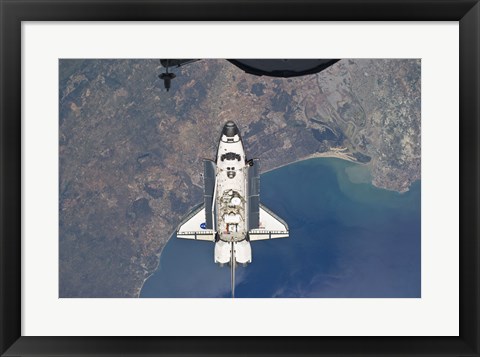 Framed Atlantis in Orbit Print