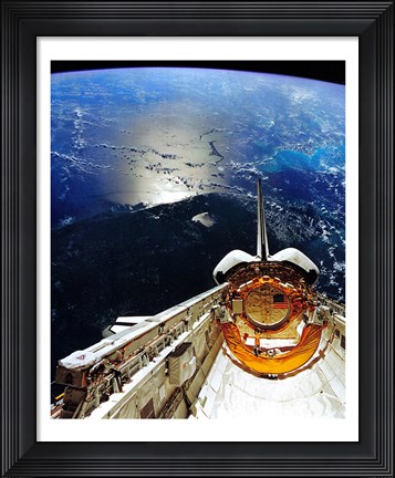 Framed Atlantis Over Florida Print