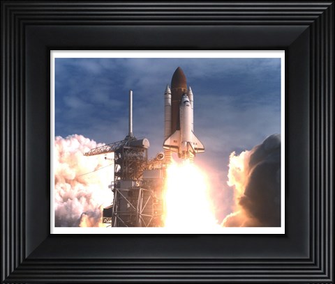 Framed Columbia Launch Print