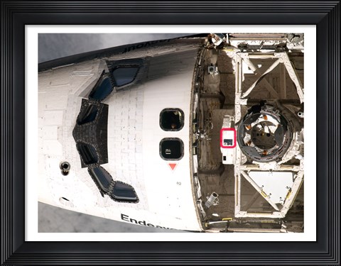 Framed Dragon Eye as seen from the International Space Station Print