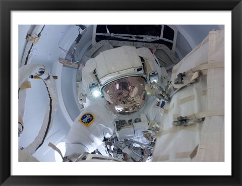 Framed NASA Astronaut Greg Chamitoff Print