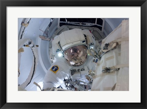 Framed NASA Astronaut Greg Chamitoff Print