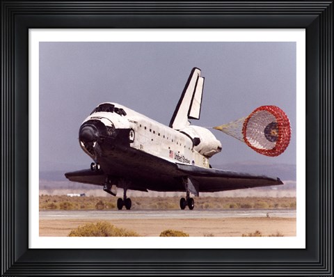 Framed NASA Space Shuttle Discovery Print