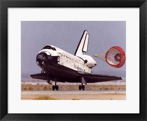 Framed NASA Space Shuttle Discovery Print