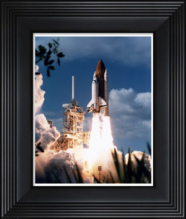 Framed STS-80 Launch Print