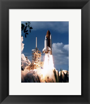 Framed STS-80 Launch Print