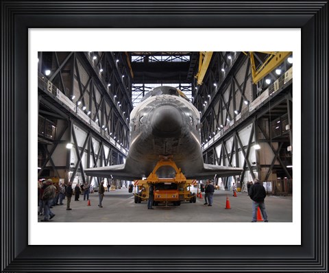 Framed STS-117 Atlantis VAB Print