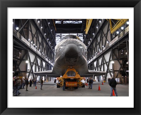 Framed STS-117 Atlantis VAB Print