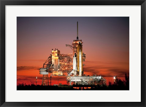 Framed STS-129 Atlantis Ready to Fly Print