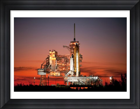 Framed STS-129 Atlantis Ready to Fly Print