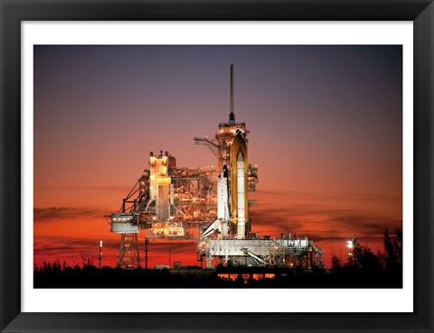 Framed STS-129 Atlantis Ready to Fly Print