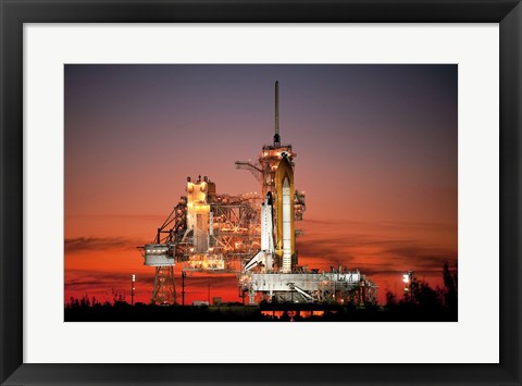 Framed STS-129 Atlantis Ready to Fly Print