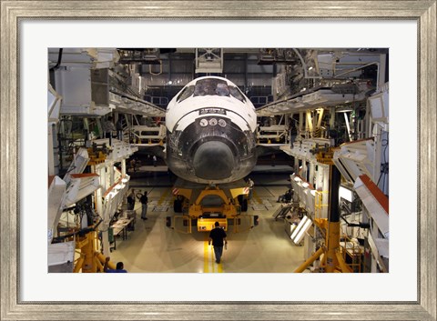 Framed STS-129 Atlantis Ready to Roll Print
