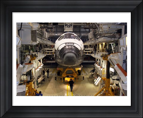 Framed STS-129 Atlantis Ready to Roll Print