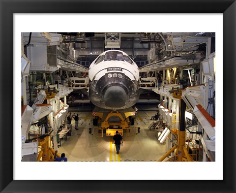 Framed STS-129 Atlantis Ready to Roll Print