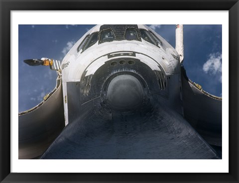 Framed STS-129 Atlantis Rendezvous Pitch Maneuver Print