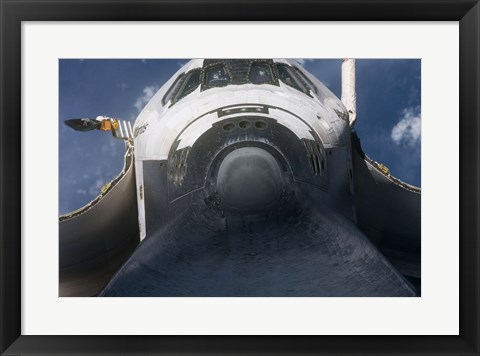 Framed STS-129 Atlantis Rendezvous Pitch Maneuver Print