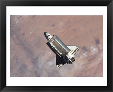 Framed STS-129 Atlantis Separation Print