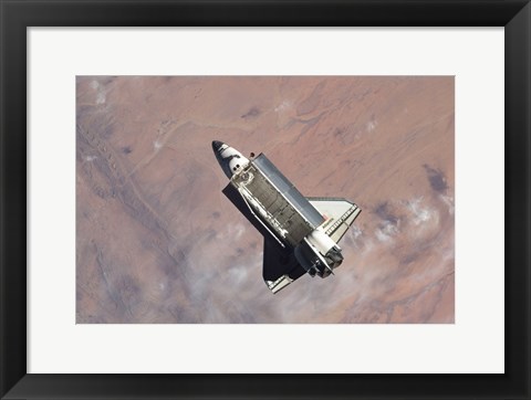 Framed STS-129 Atlantis Separation Print