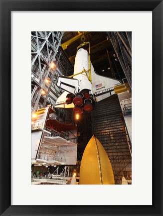 Framed STS-129 Orbiter Atlantis Sling Print