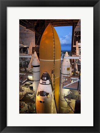 Framed STS-135 Atlantis rollout Print