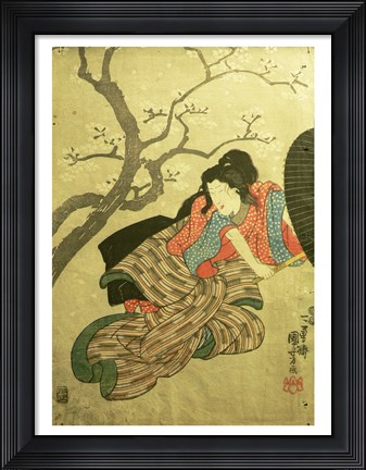 Framed Femme Samurai Print