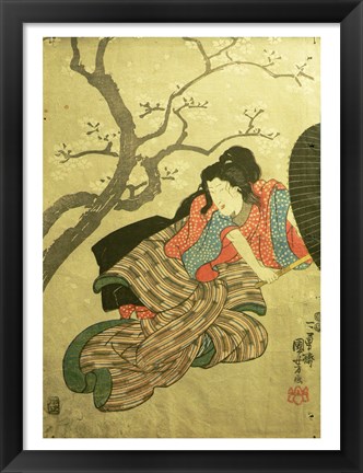 Framed Femme Samurai Print