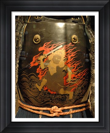 Framed Hotoke dou samurai armor Print