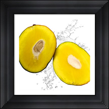 Framed Mango Splash Print
