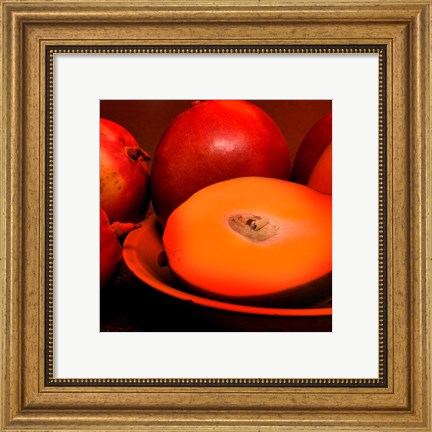 Framed Orange Mangoes Print