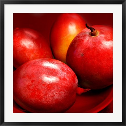 Framed Red Mangoes Print