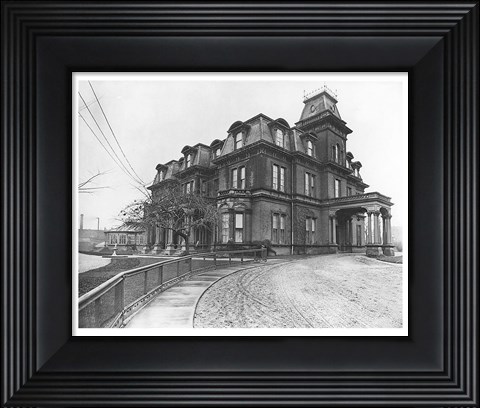 Framed Government House circa 1908 Print
