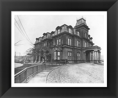 Framed Government House circa 1908 Print