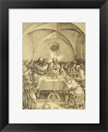 Framed Last Supper Durer Print