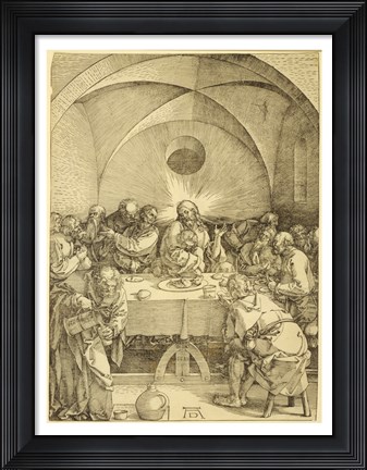 Framed Last Supper Durer Print