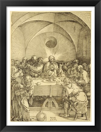 Framed Last Supper Durer Print